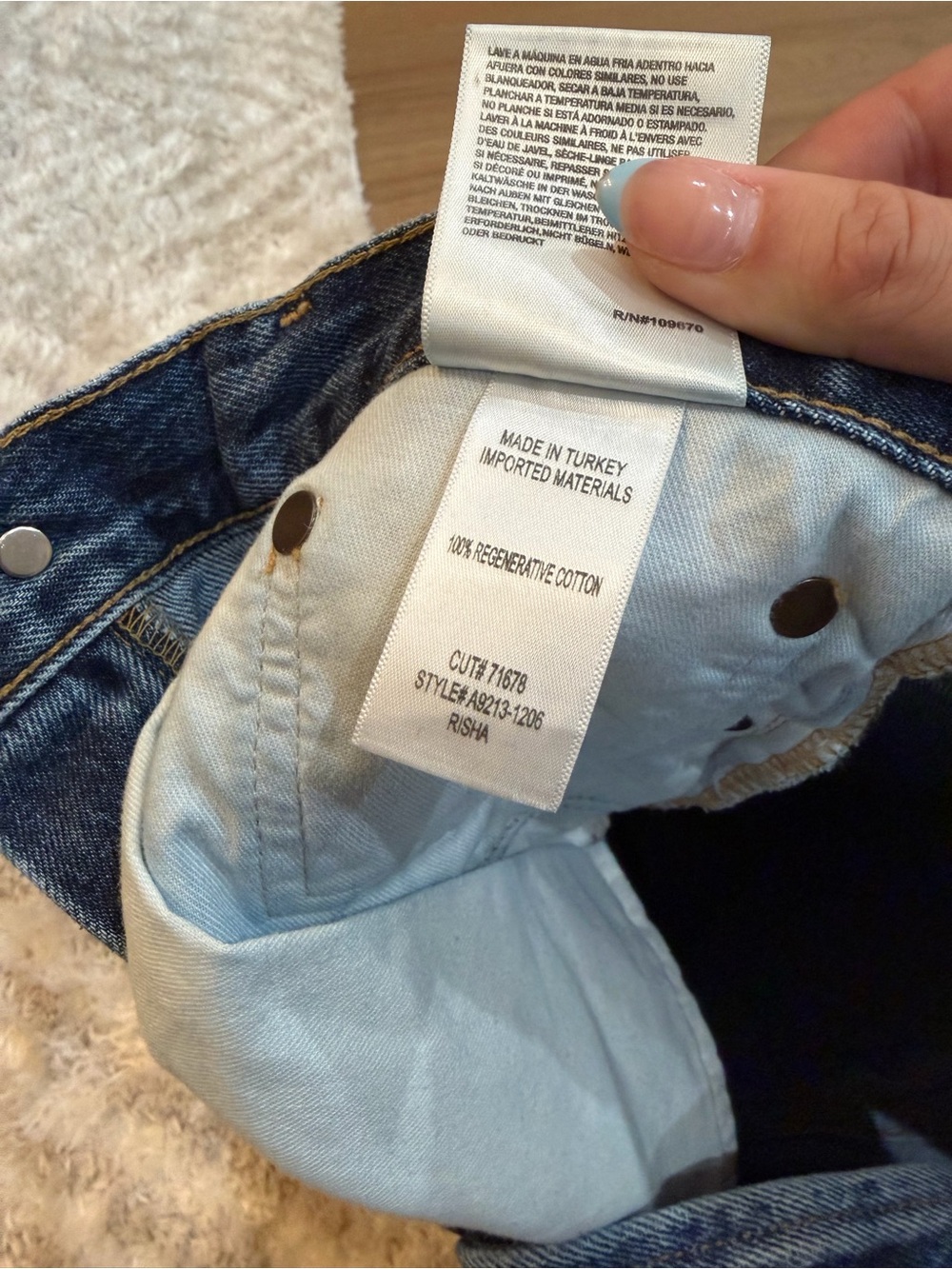 Agolde Risha denim shorts - Picture 5 of 5